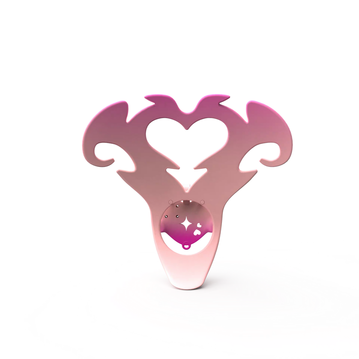 Pinke Herzblende im Produktbild