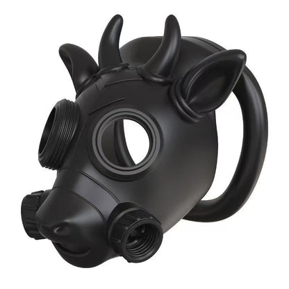 Vollständig schwarze Stierkopf-Hülle