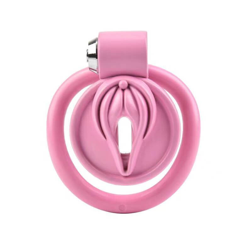 Pinke Front mit länglicher Öffnung