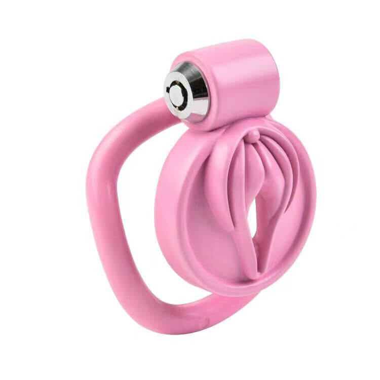 Pinker Käfig mit geformter Front