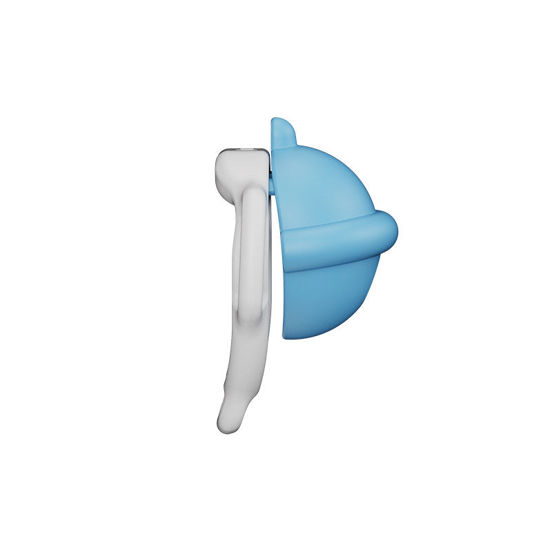 Blaue Glockenfront im Profil