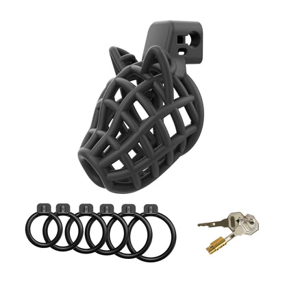 Set mit sechs Ringen und Schlüsseln