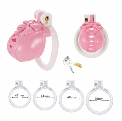 Pink-weißes Set ohne Haltegurt