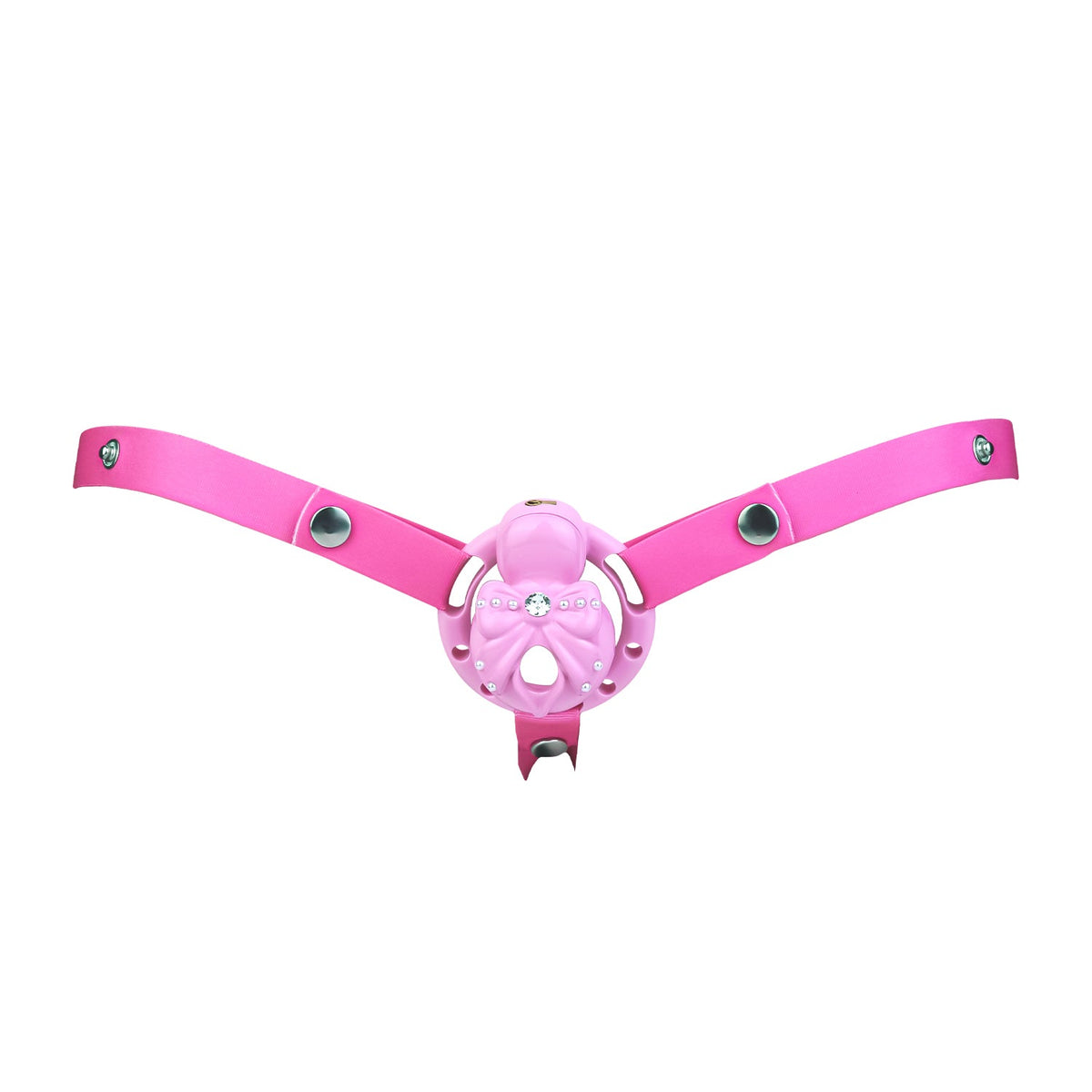 Pinke Hülle mit Haltegurt