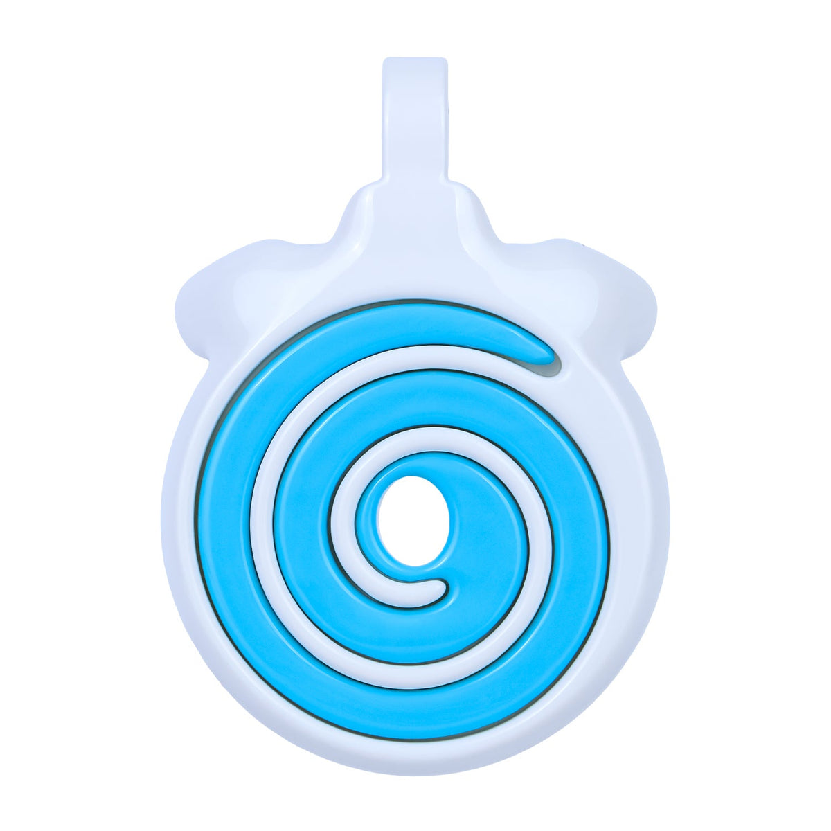 Blaue Spiralfront frontal