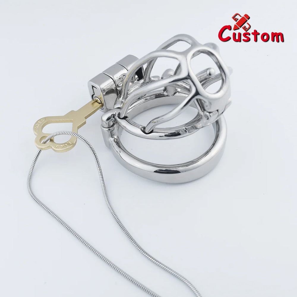 CB-Maßkäfig mit Schlüssel und Kette