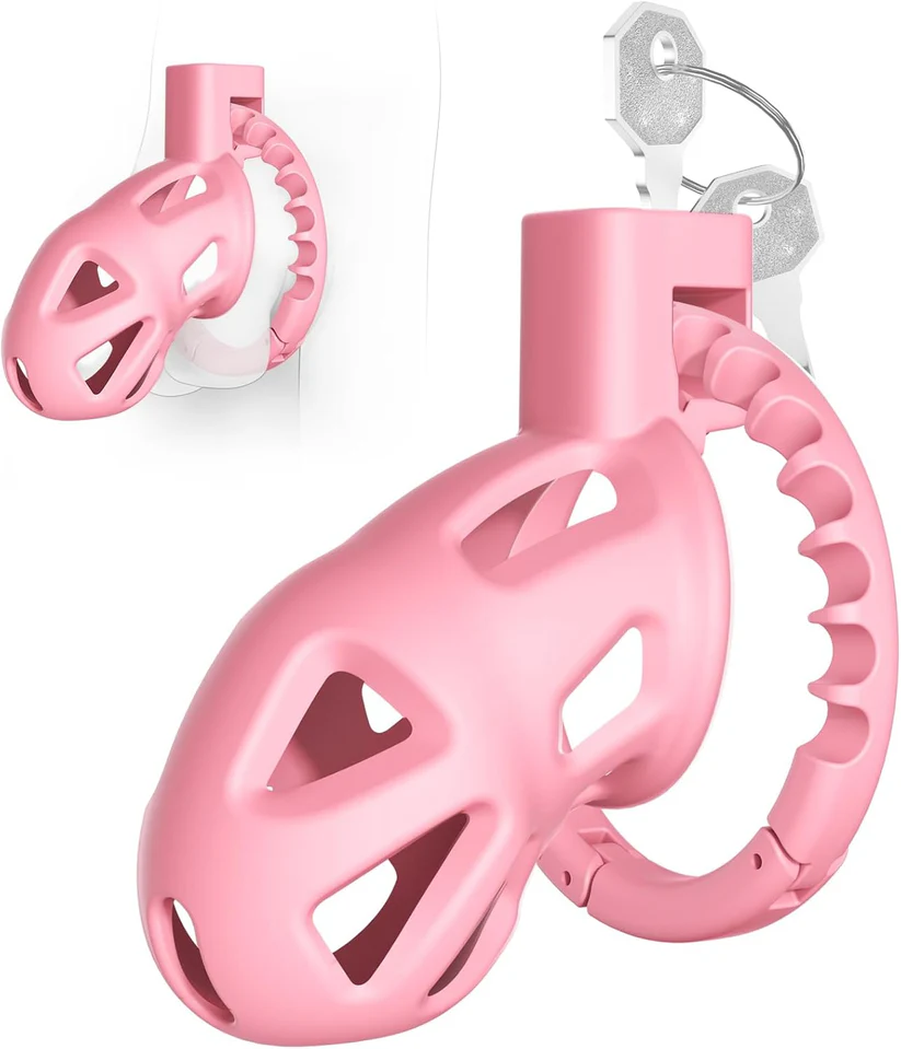 Pinke Hülle mit Schlüssel