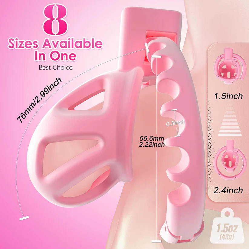 Maße der kleinen pinken Hülle