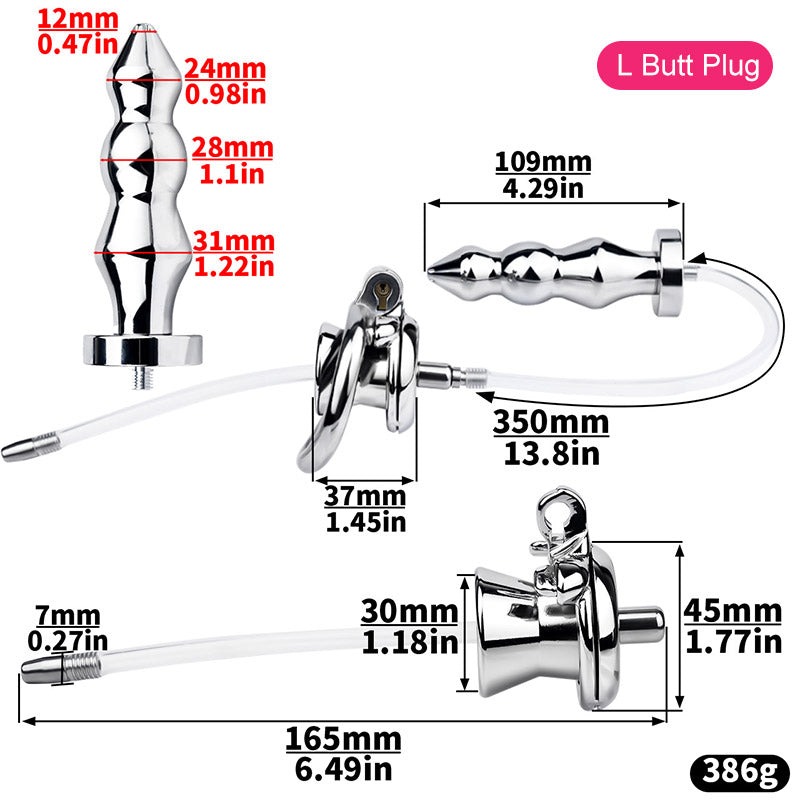 Maße und Gewicht des Sets mit Plug L