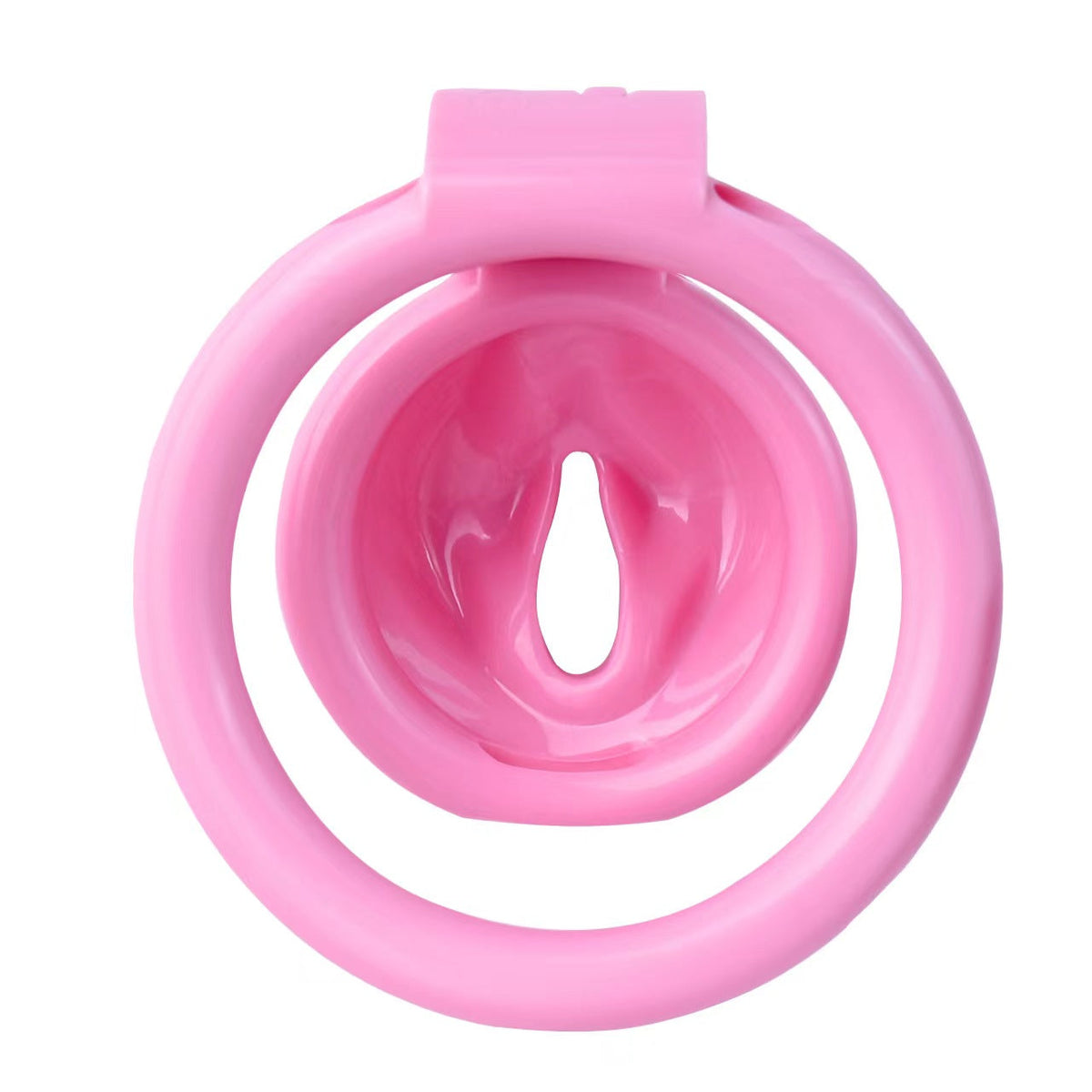 Rückseite des pinken Käfigs