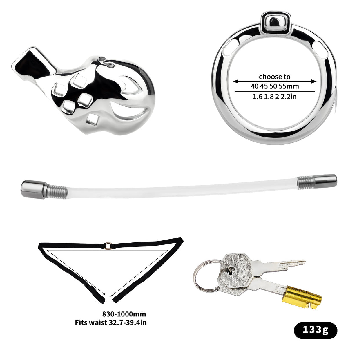 Mittleres Set mit Schlauch und Gurt