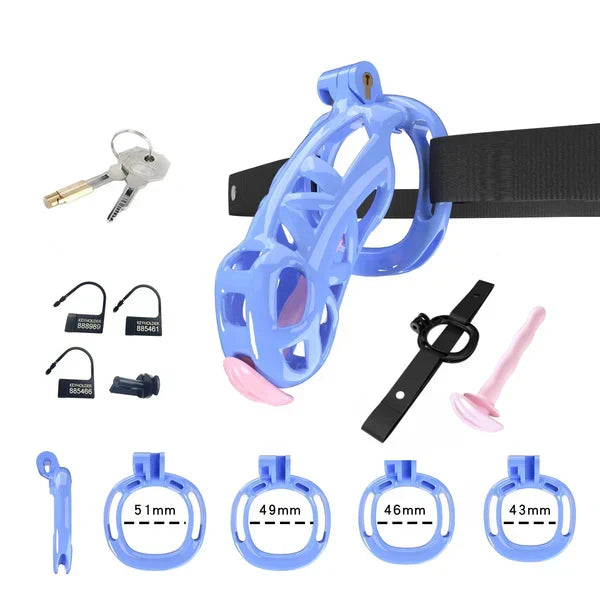Blaues Nano-Set mit Haltegurt