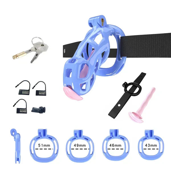 Blaues Maxi-Set mit Haltegurt