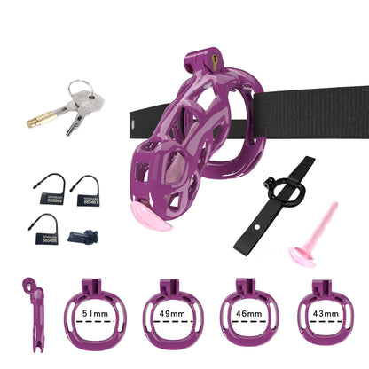Lilafarbenes Standard-Set mit Haltegurt