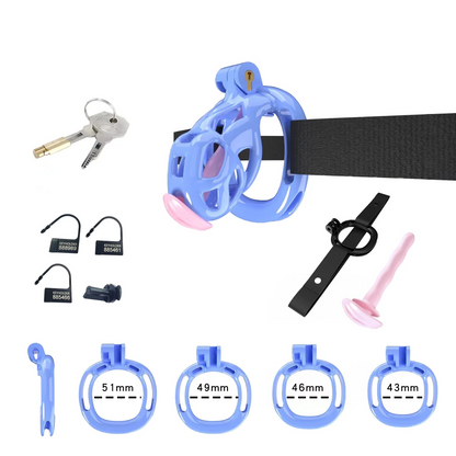 Blaues Small-Set mit Haltegurt