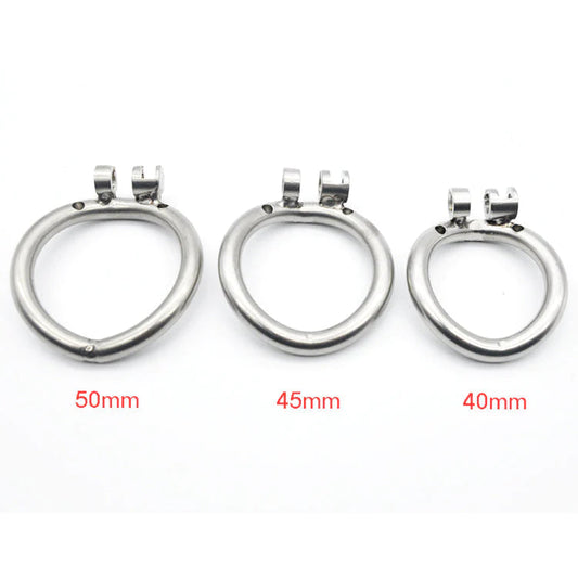 Runde Edelstahl-Basisringe in 50, 45 und 40 mm