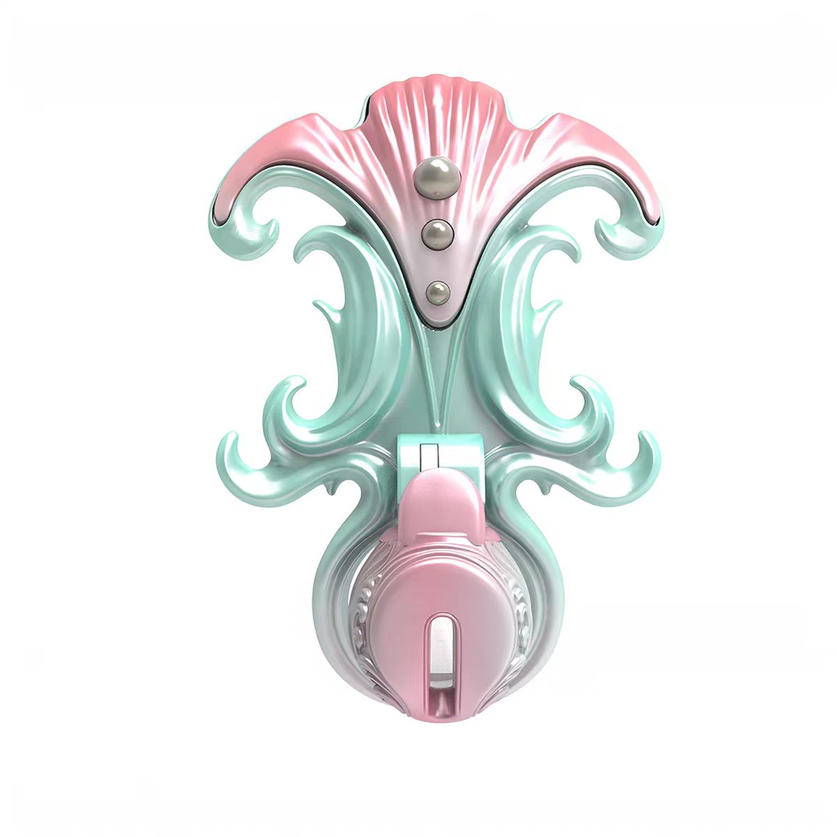 Ornamentale Fresh-Front mit pinker Hülle