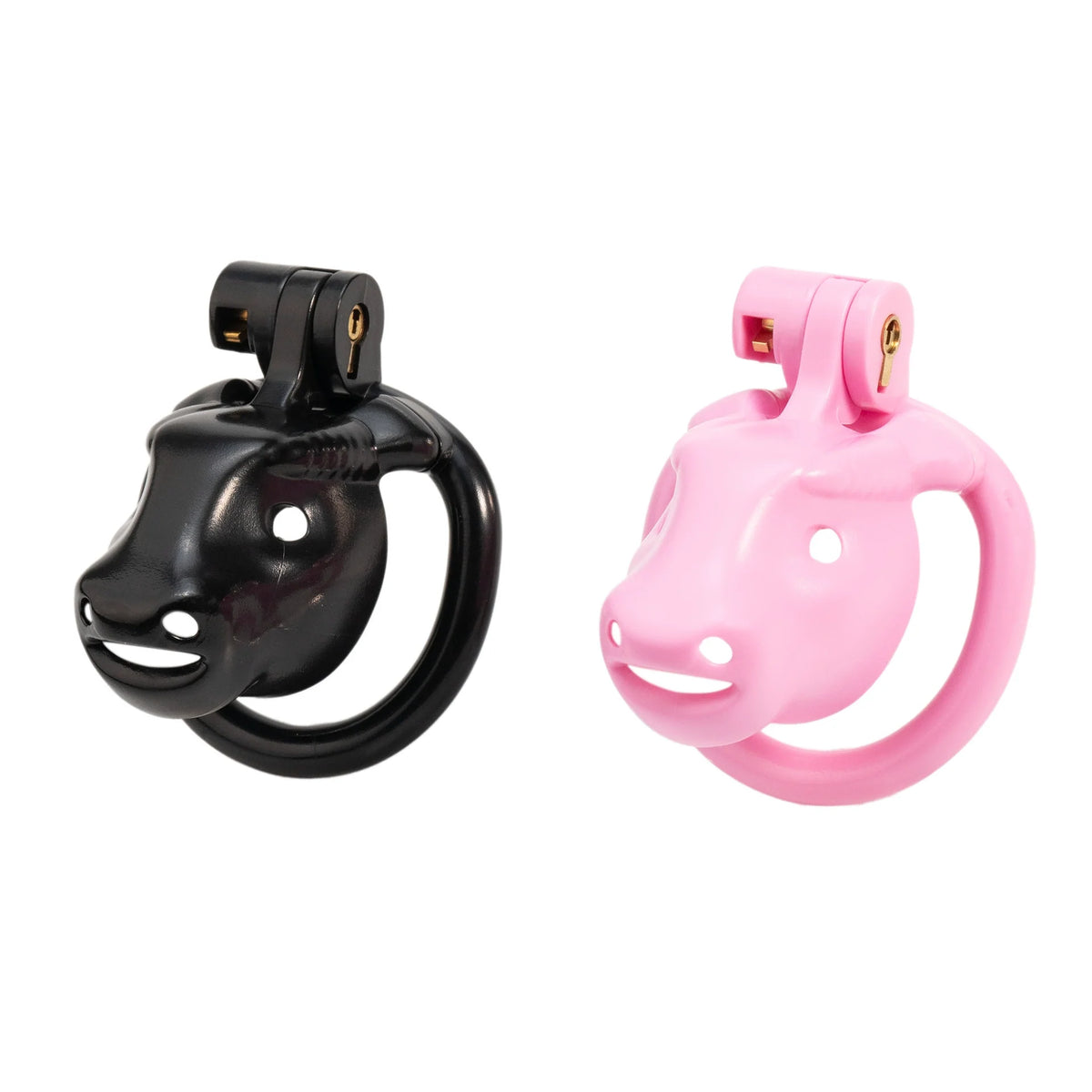 Pinke und schwarze Hülle