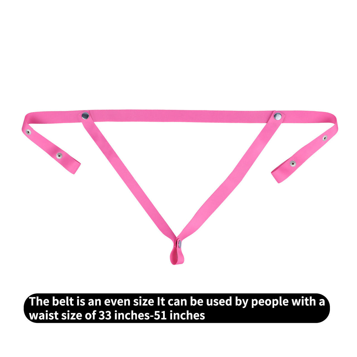 Umfangsbereich des pinken elastischen Gurts
