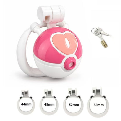 Cupid Capsule mit vier weißen Ringen und Schlüsseln