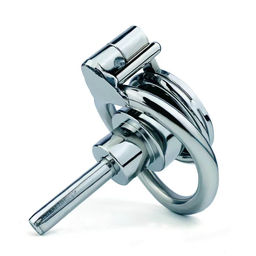 Seitliche Ansicht von Basisring und Metallröhrchen