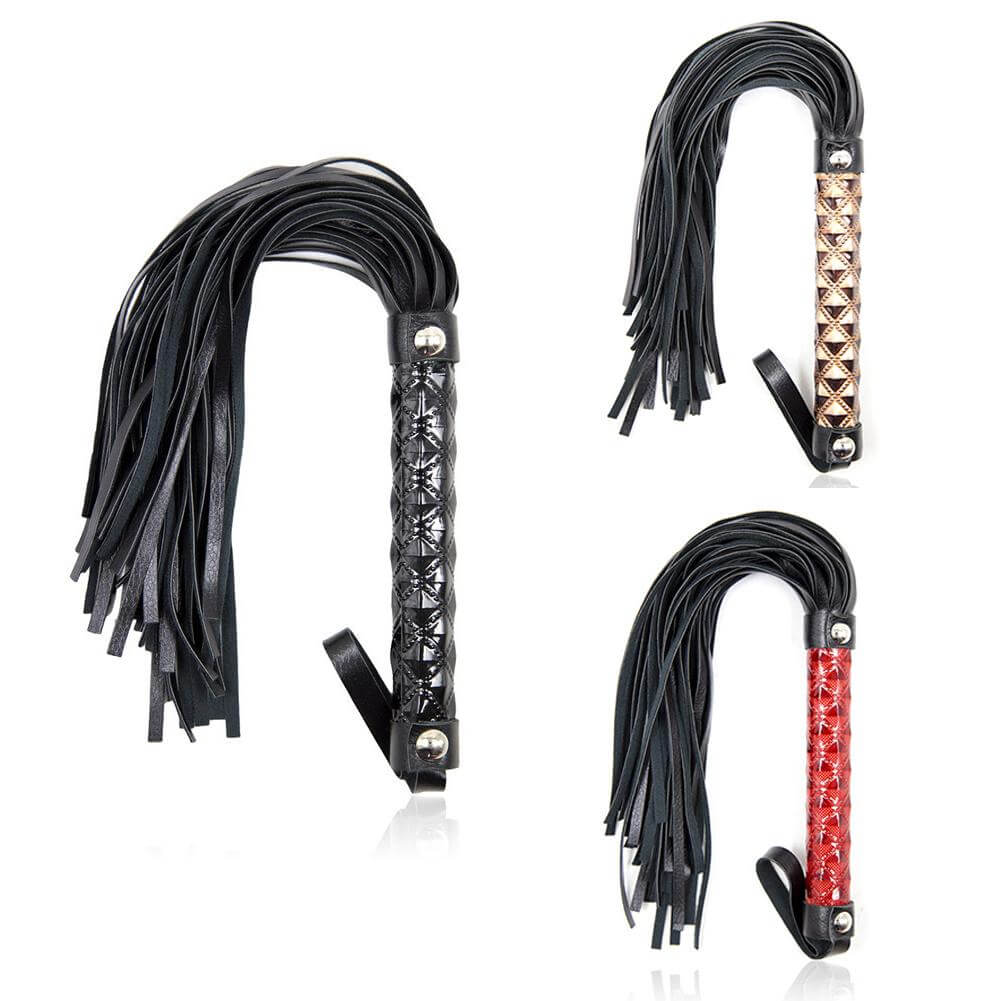 Flogger mit drei unterschiedlichen Grifffarben