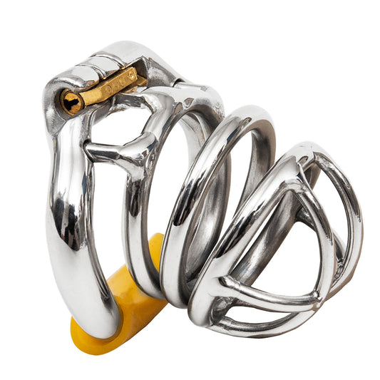 Kurzer Stealth-Spiralkäfig mit gelber Ringauflage