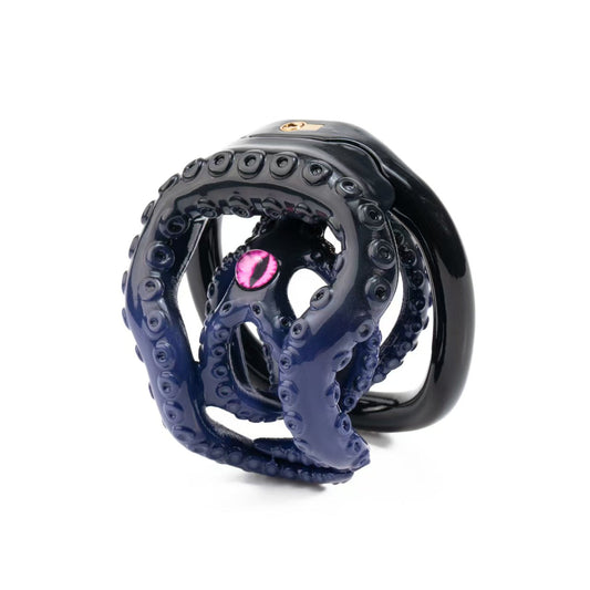 Violett-schwarze Tentakelfront schräg
