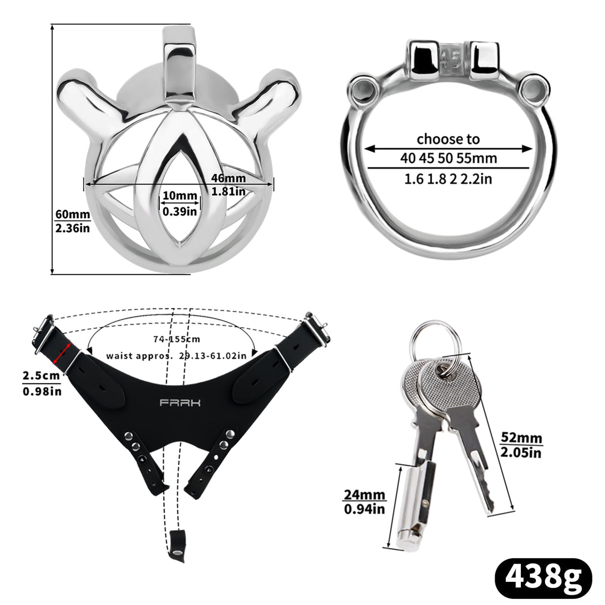 Set mit optionalem PU-10-Haltegurt