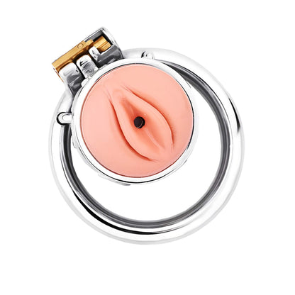 Clitty Locker mit hautfarbenem Silikoneinsatz