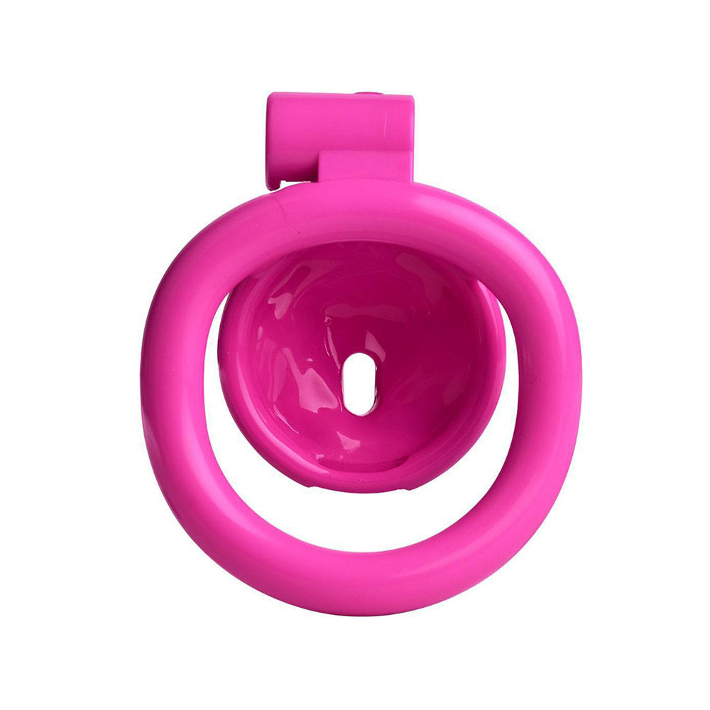 Rückansicht der pinken Rosenform