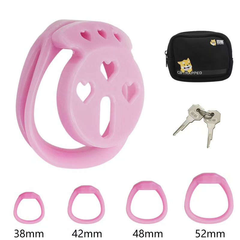 Pinkes Set D mit Herzen