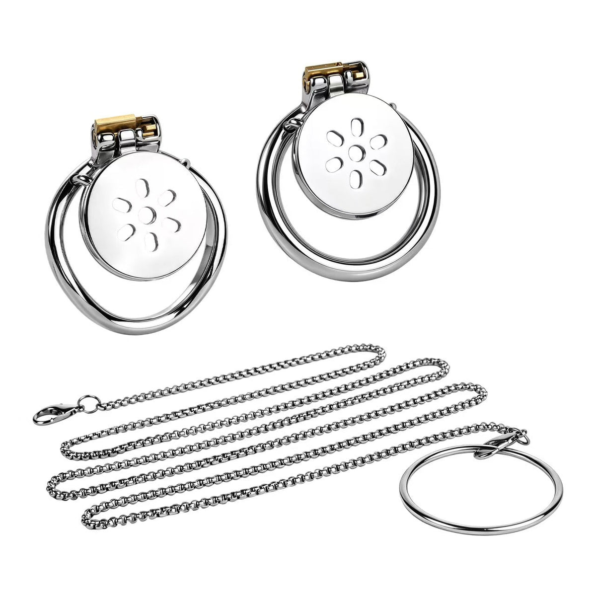 Beide Käfigformen mit Kette