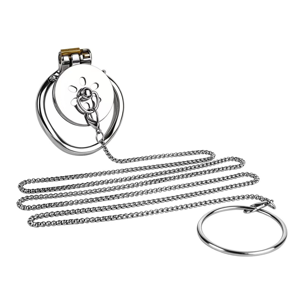 Käfig mit ausgelegter Kette