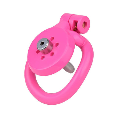 Pinker Prison-Käfig mit eingesetztem Metallrohr
