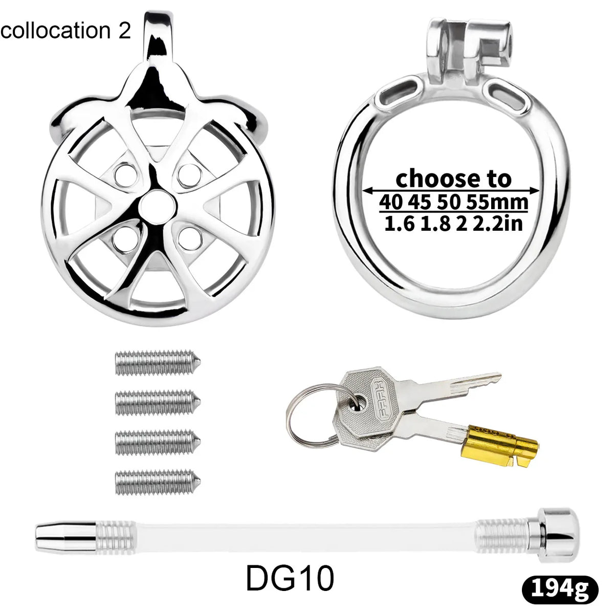 Set mit DG10-Silikoneinsatz