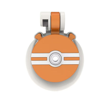 Orange-weiße Front auf weißem Ring