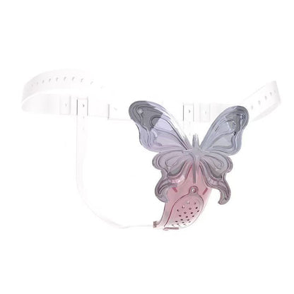 Transparente Hülle mit Farbverlauf schräg