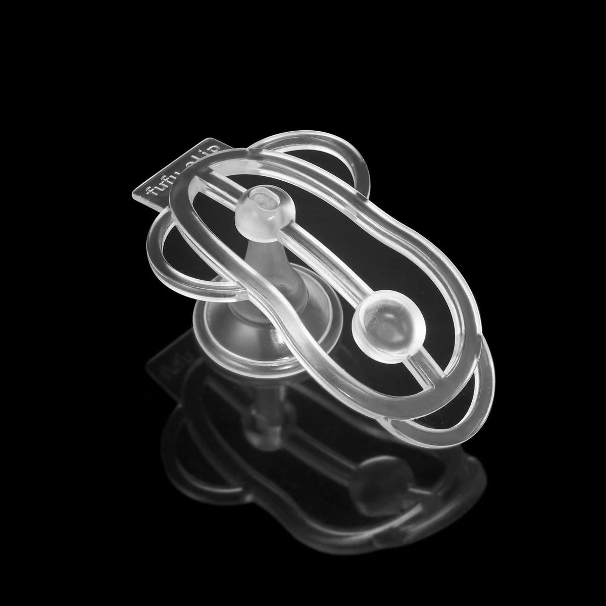 Transparenter Clip