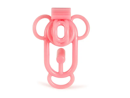 Pinker DIY-Clip von vorne