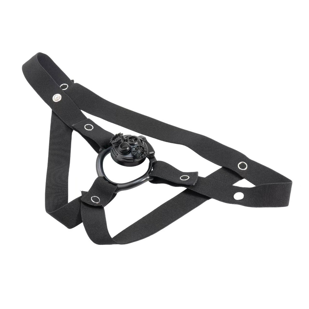 Gas Mask am schwarzen Haltegurt
