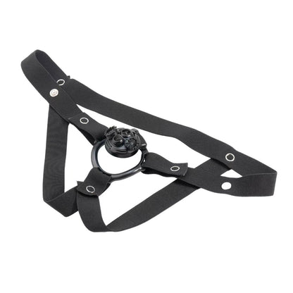 Gas Mask am schwarzen Haltegurt