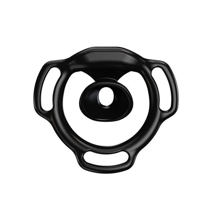 Schwarzer Halo Ring von hinten