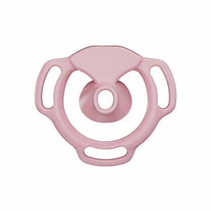 Pinker Halo Ring frontal