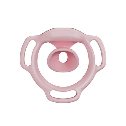 Pinker Halo Ring von hinten