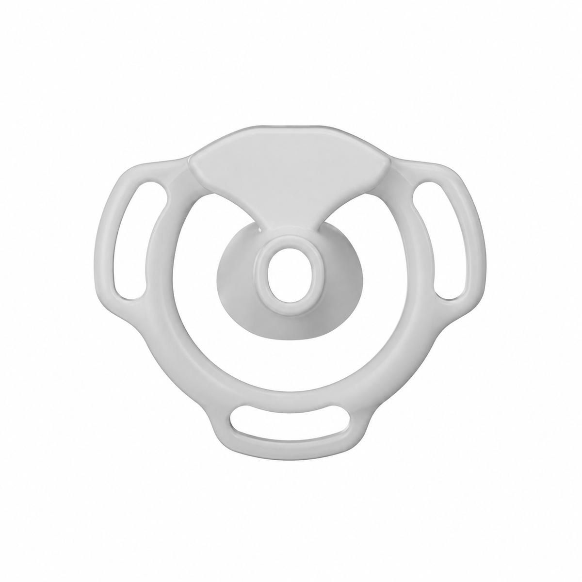 Weißer Halo Ring frontal