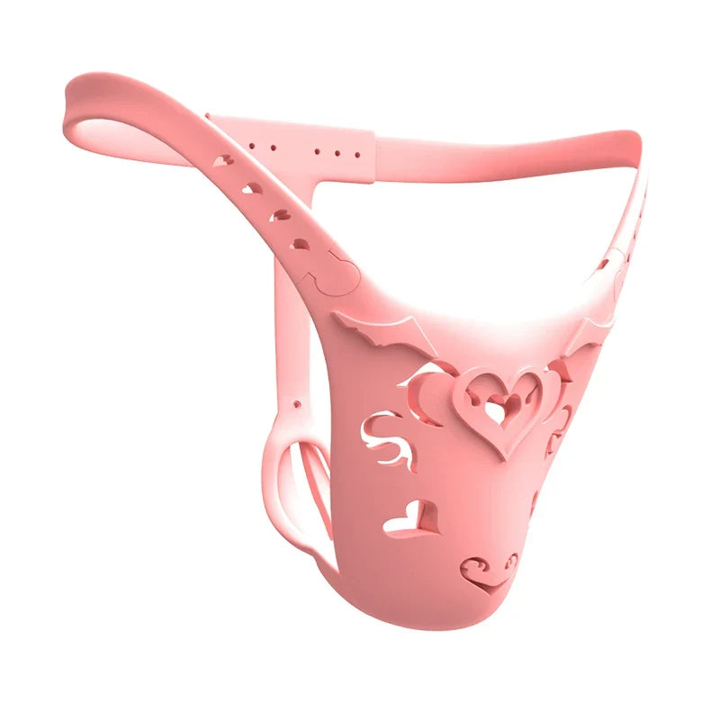 Pinker Gürtel frontal