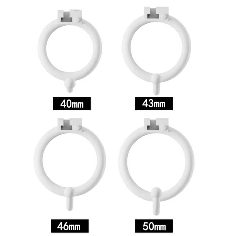 Vier Basisringe mit 40, 43, 46 und 50 mm
