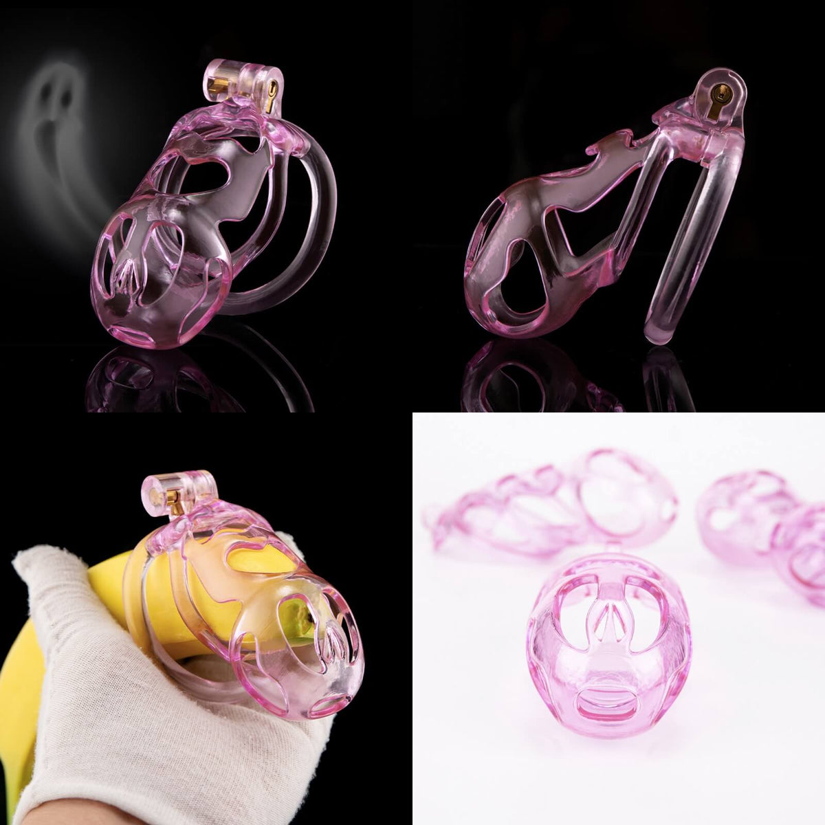 Pinker Ice-Ghost-Käfig als Kompatibilitätsbeispiel