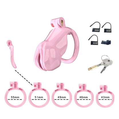 Kurzes Set mit fünf Ringen und Verschlusszubehör